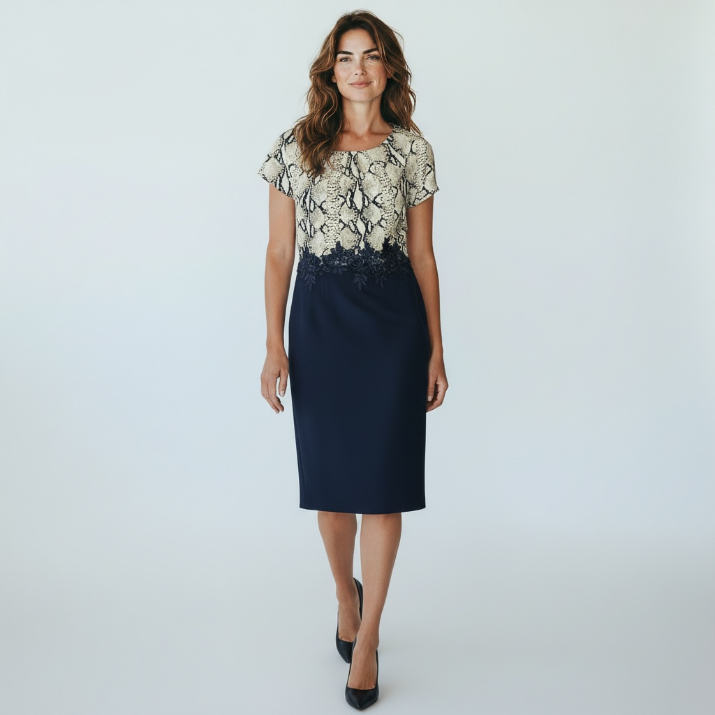 Robe Élégance Marine