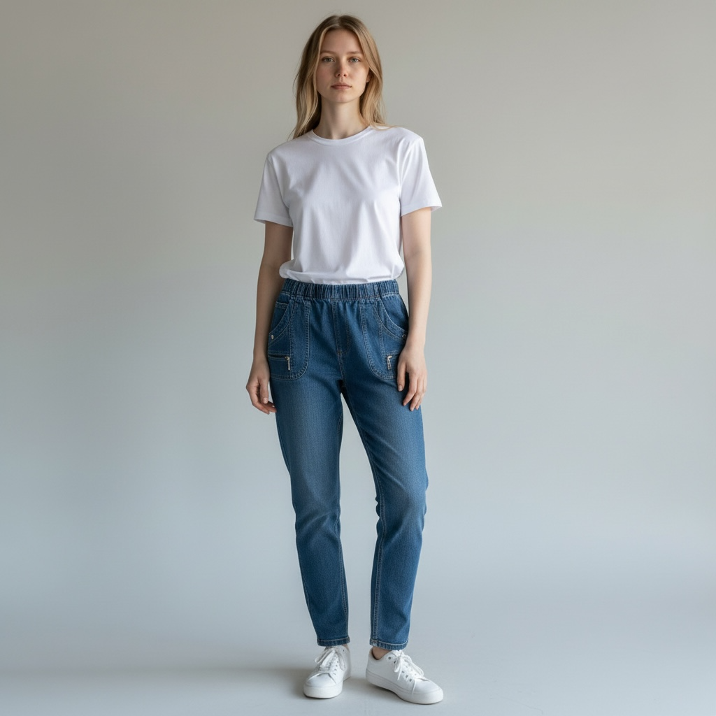 Pantalon Amanda Confort (Gris clair, 52)