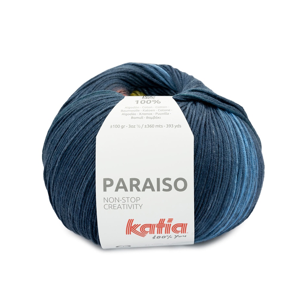 Katia Paraiso (208 Bleu foncé jaune vert bleu)