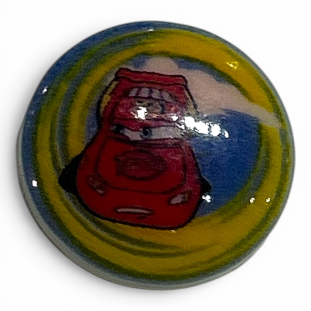 Bouton D14 Disney - Cars Flash Mc Queen