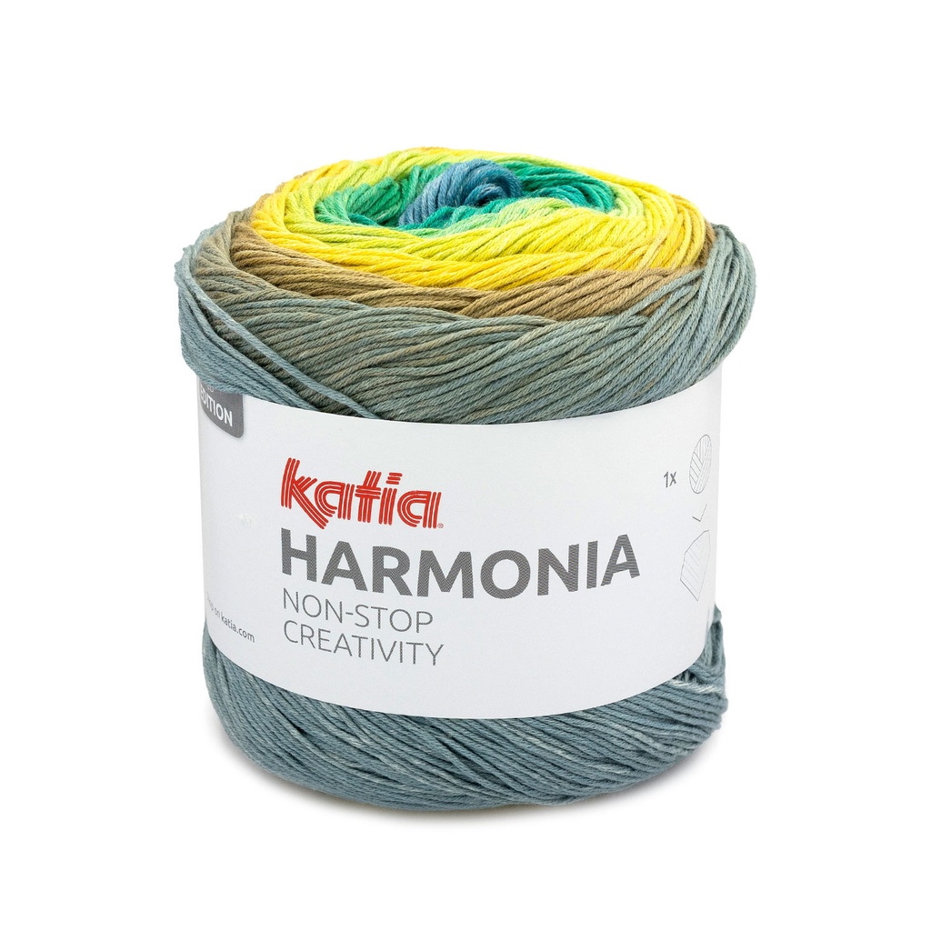 Katia Harmonia (218 Vert-Pistache-Bleu)