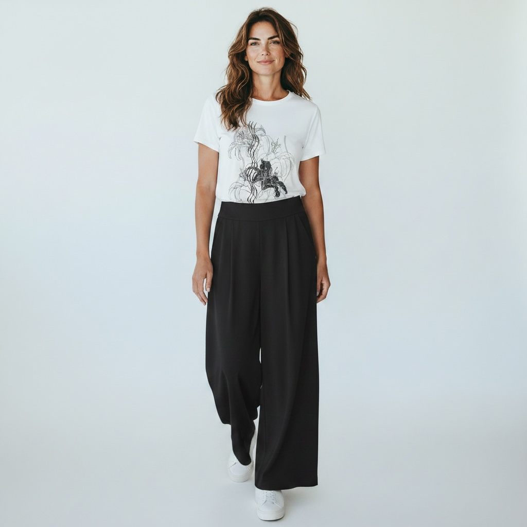 Pantalon pattes d’éléphant Adriana