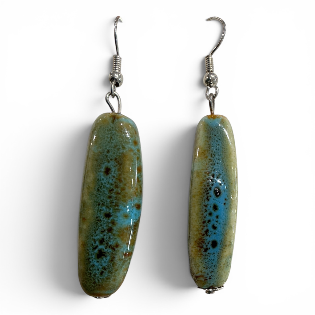 Boucles d'oreilles Lagune Artisanales (Canard)