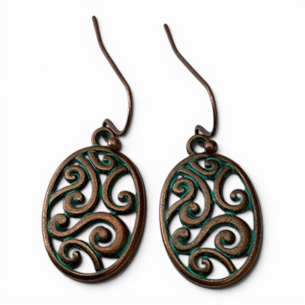 Boucles d’oreilles Cuivre Bohème
