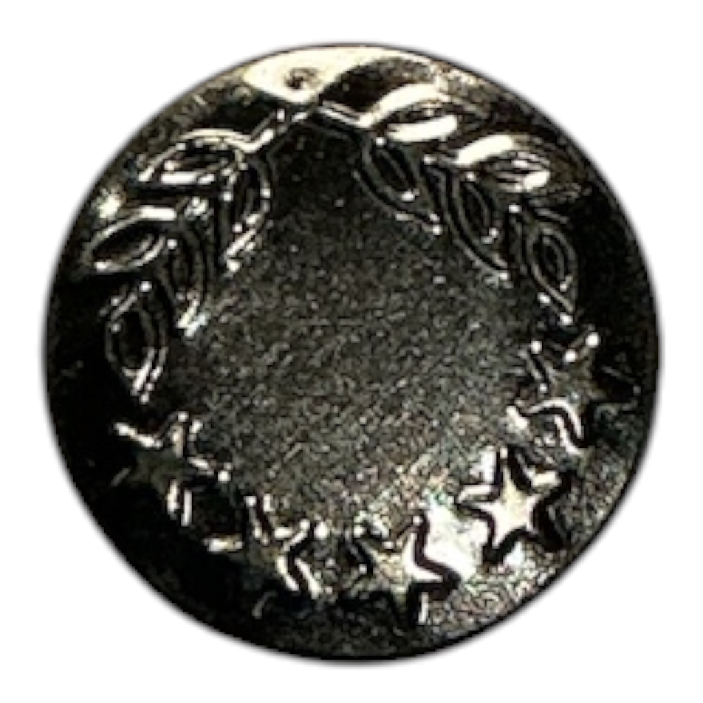 Bouton métallique pour jeans (Argent)