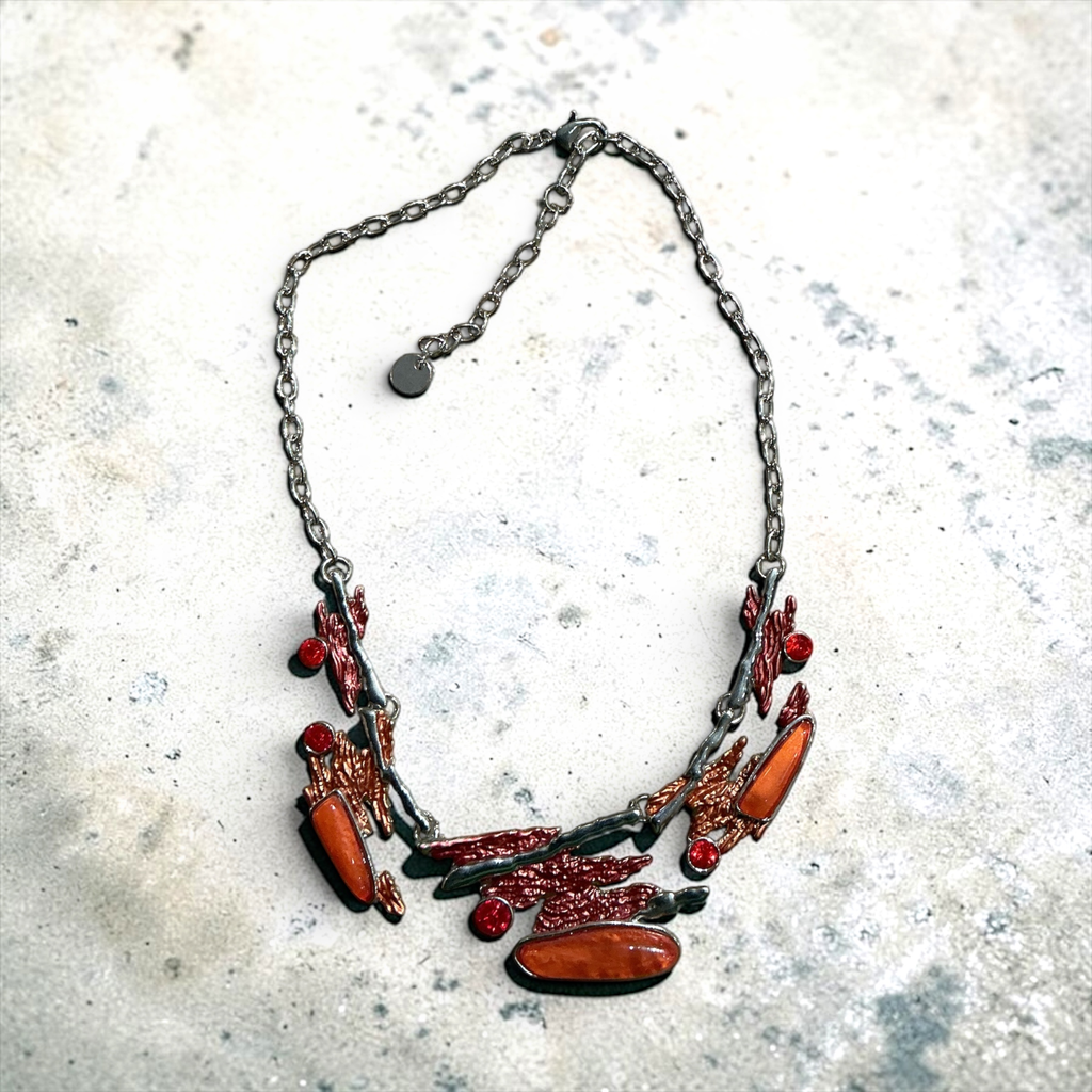 Collier ras-de-cou Braise d’Automne