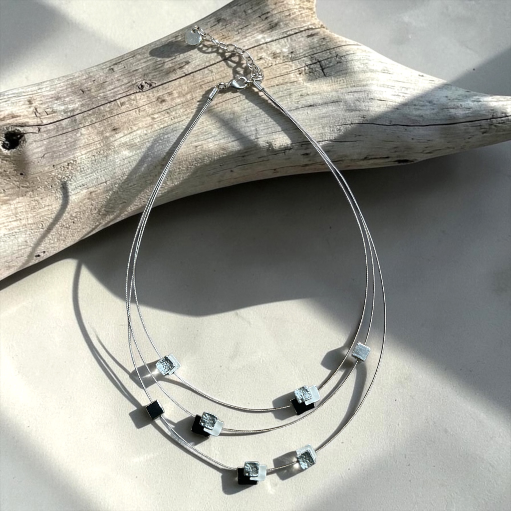 Collier ras-de-cou Reflets Cubiques