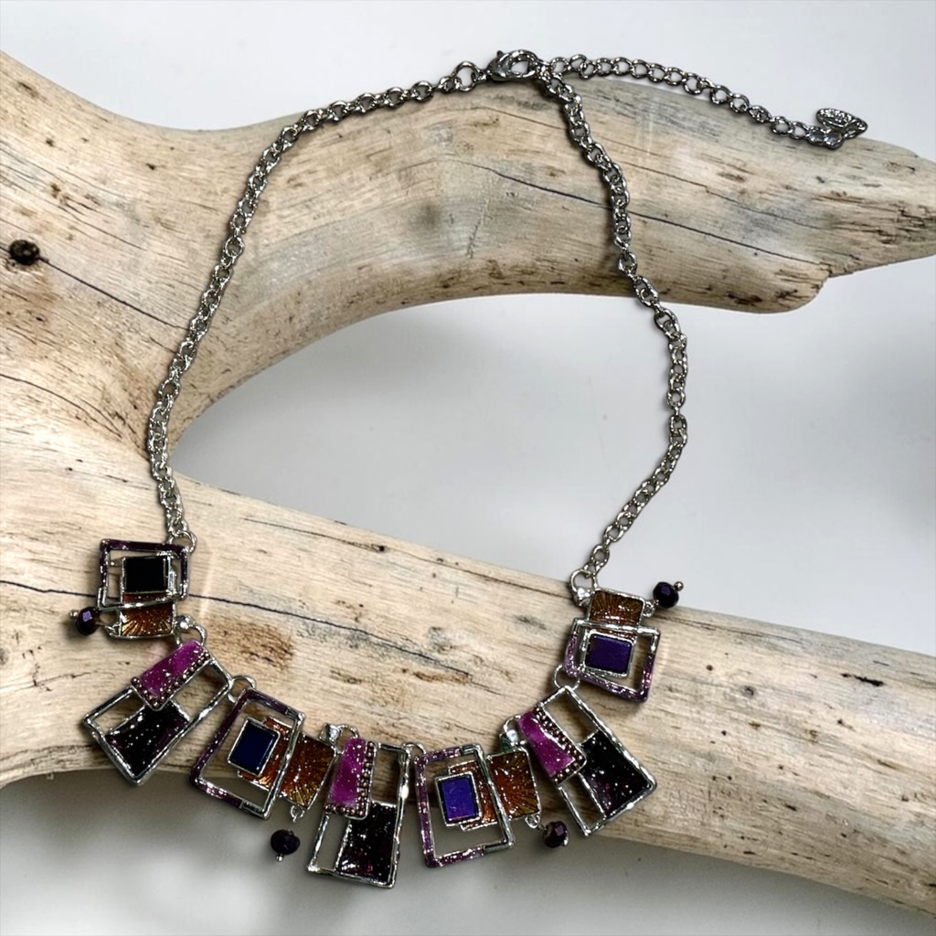 Collier tour de cou Mosaïque Précieuse