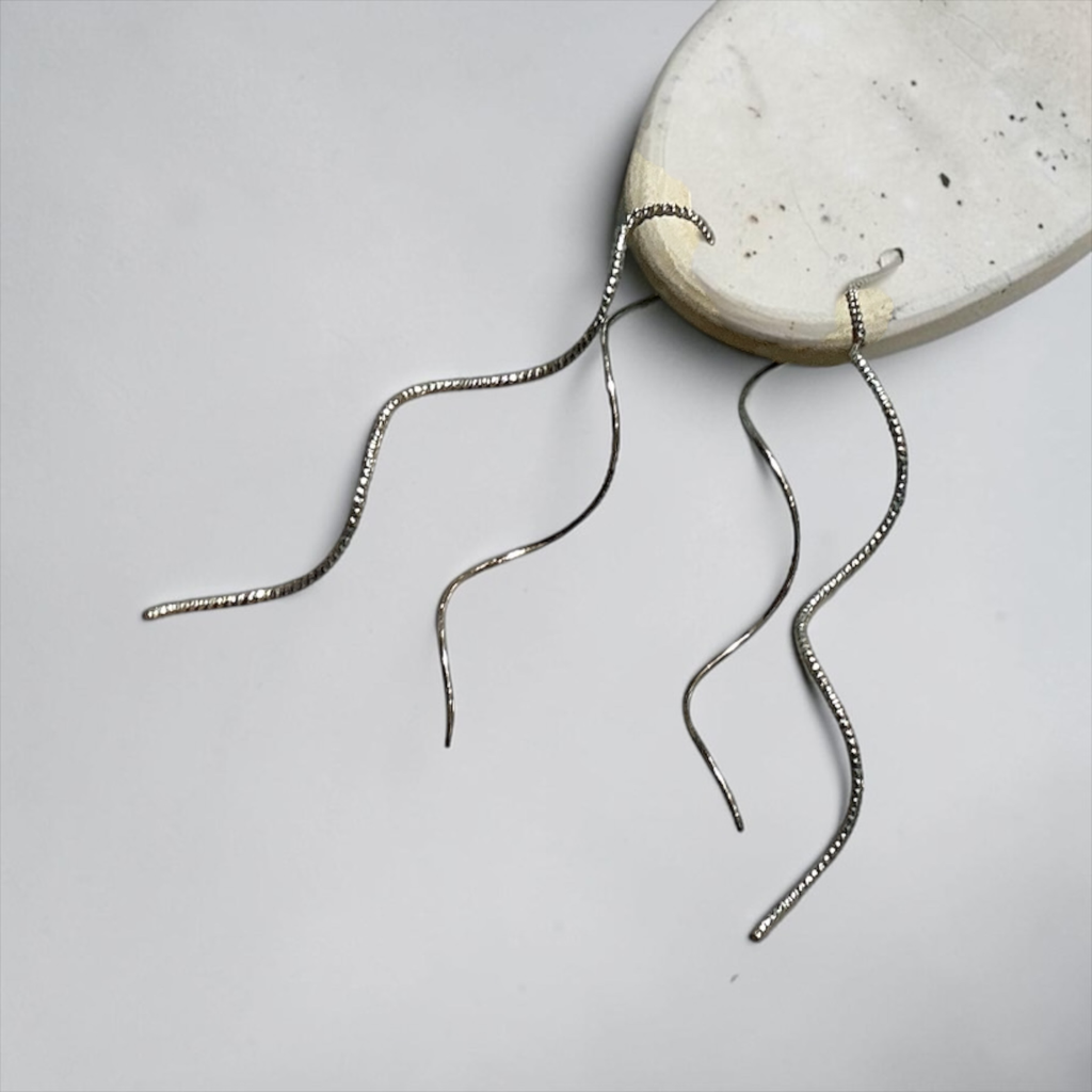 Boucles Tourbillons Argentés