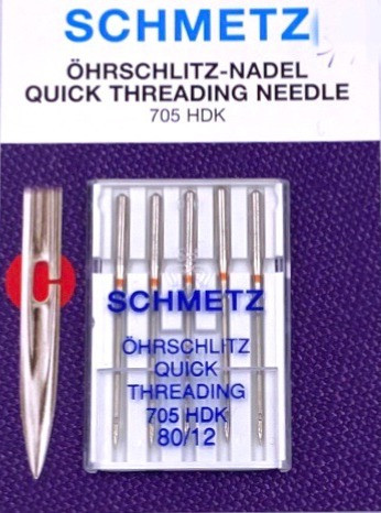 Aiguilles machine universelles à enfilage rapide