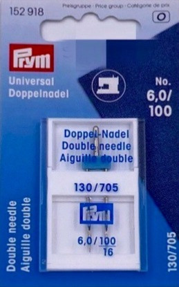 Aiguilles double pour machine à coudre domestique