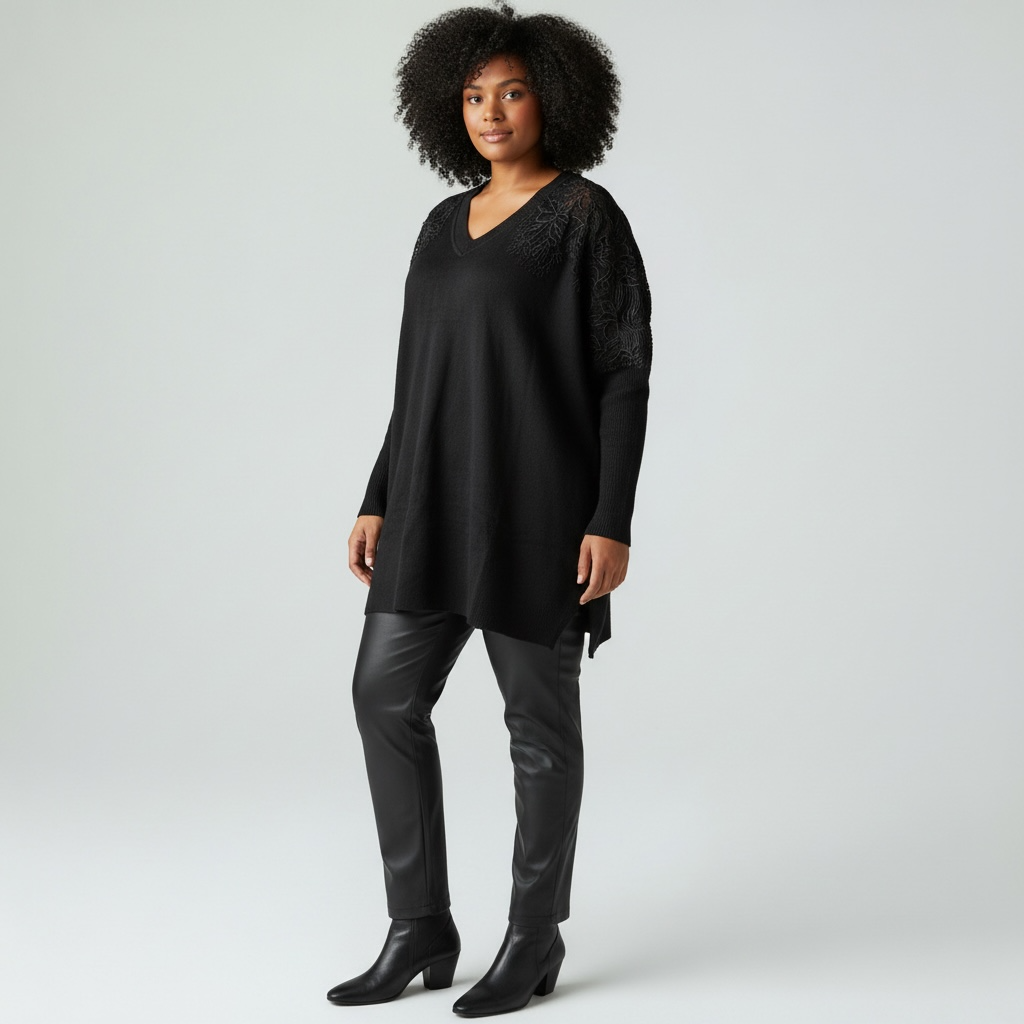 Pull Oversize Dentelle