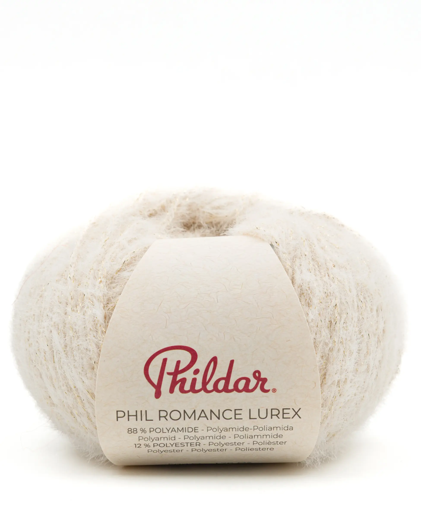 Phildar Phil Romance Lurex (Ecru)
