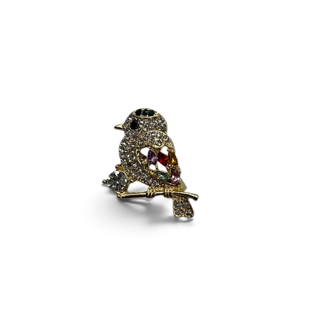 Broche Petit Oiseau scintillant