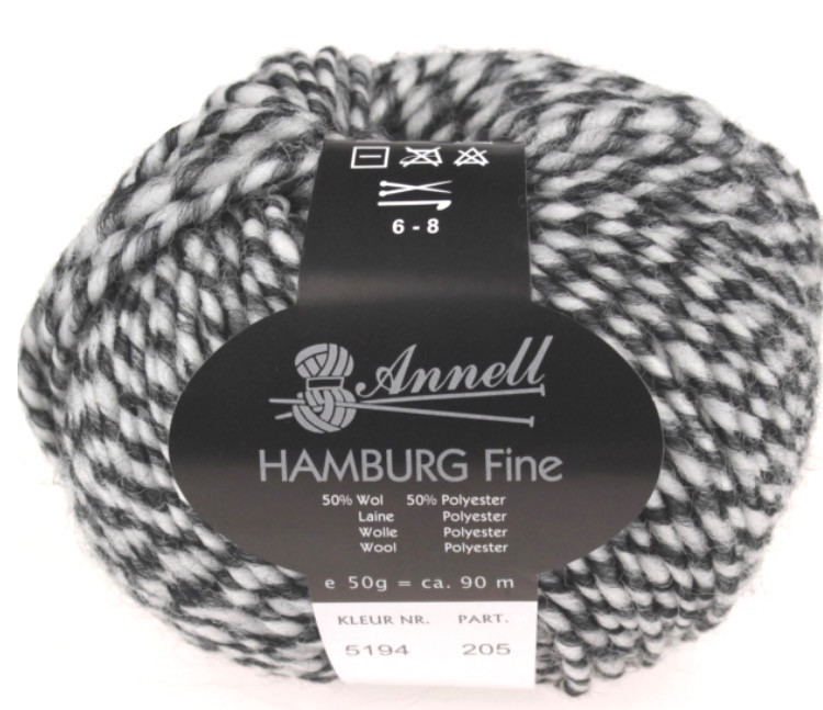 Annell Hamburg fine (Gris clair 5199)