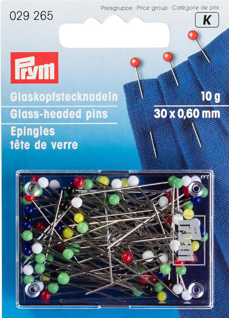 Épingles tête de verre Prym