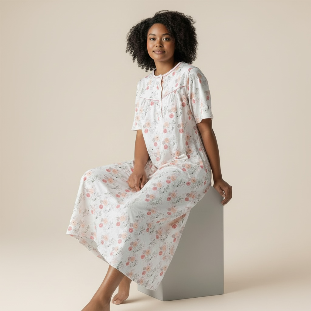 Robe de nuit Anne Fleur Eskimo   