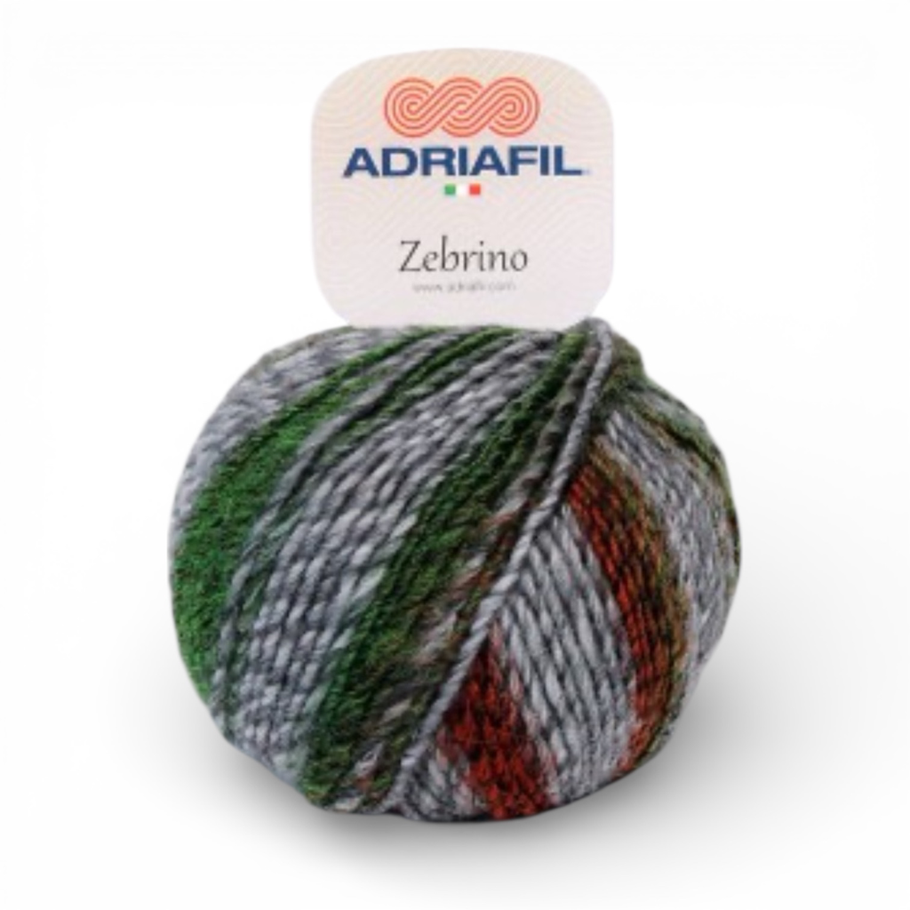 Adriafil Zebrino (Gris/bordeau 064)