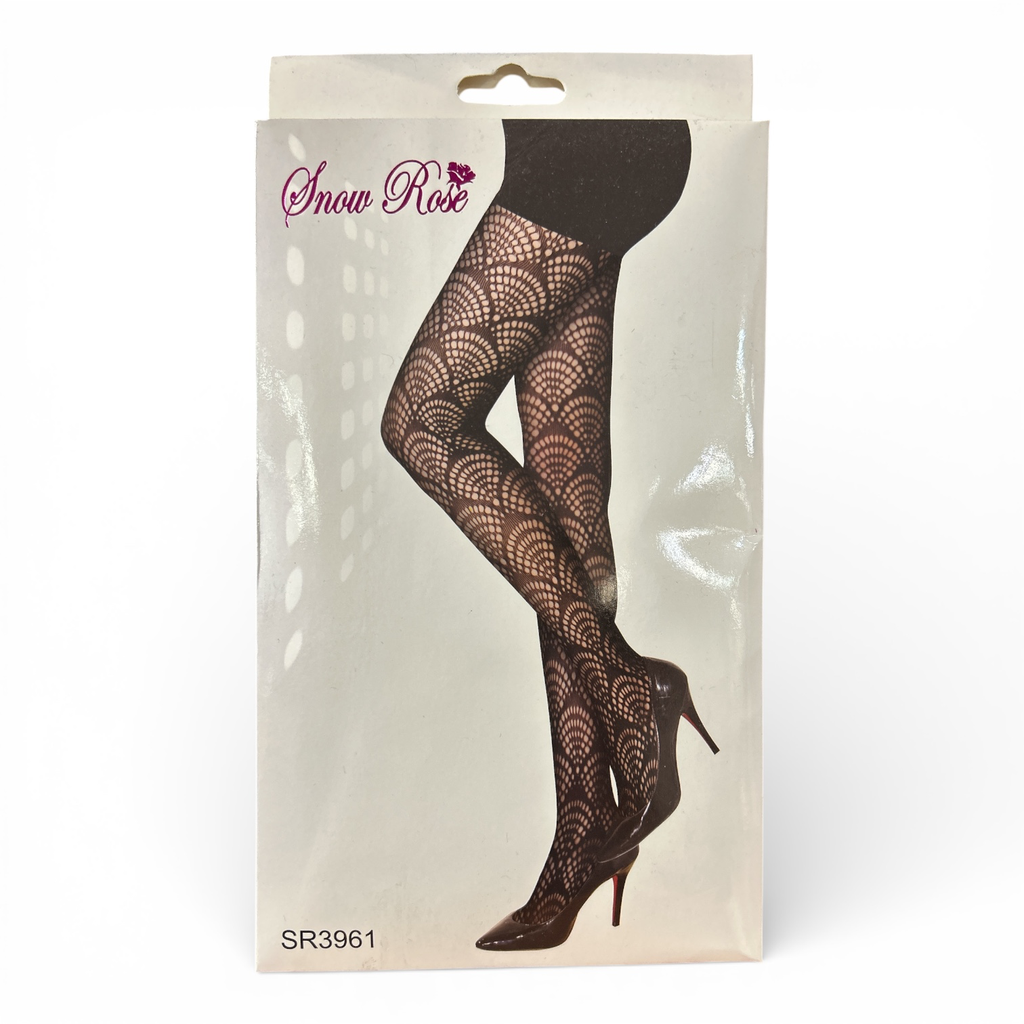 Collants fantaisie résille lurex