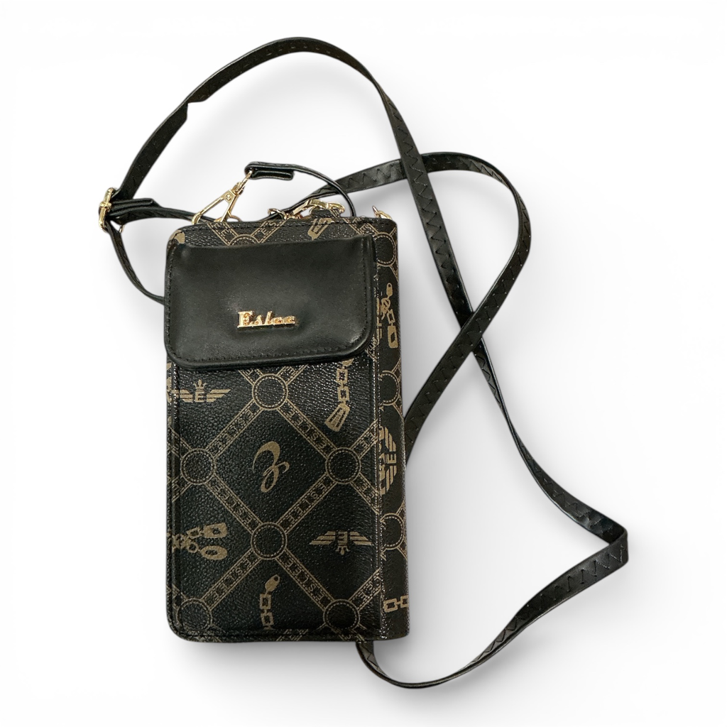 Mini sac, téléphone, portefeuille (Noir)