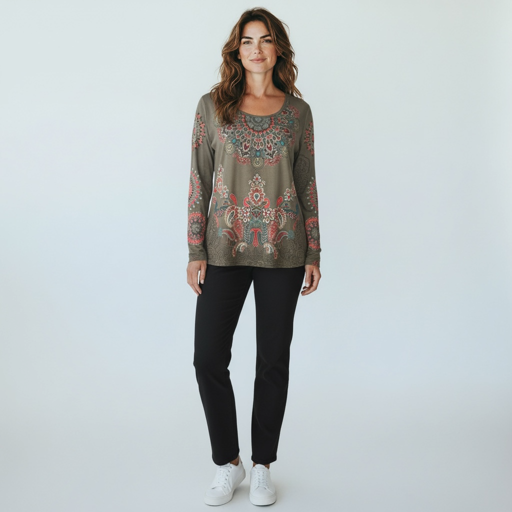 Tunique Mandala Forêt (42/44)