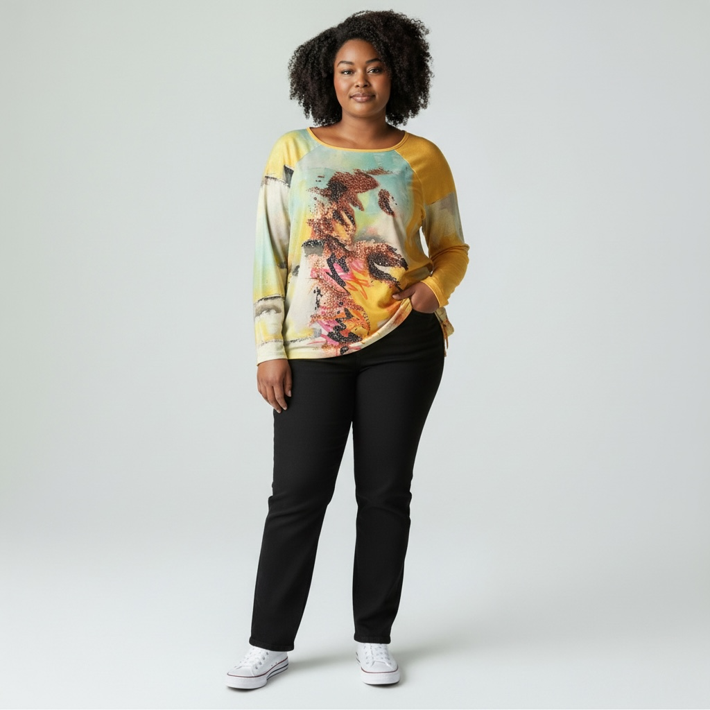 Tunique Soleil d'Aquarelle (S)