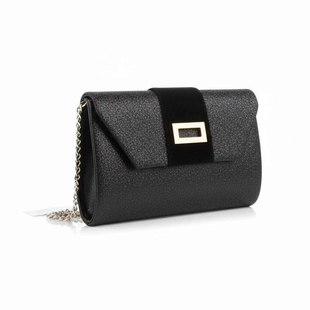 Pochette de soirée Iris (Noir)
