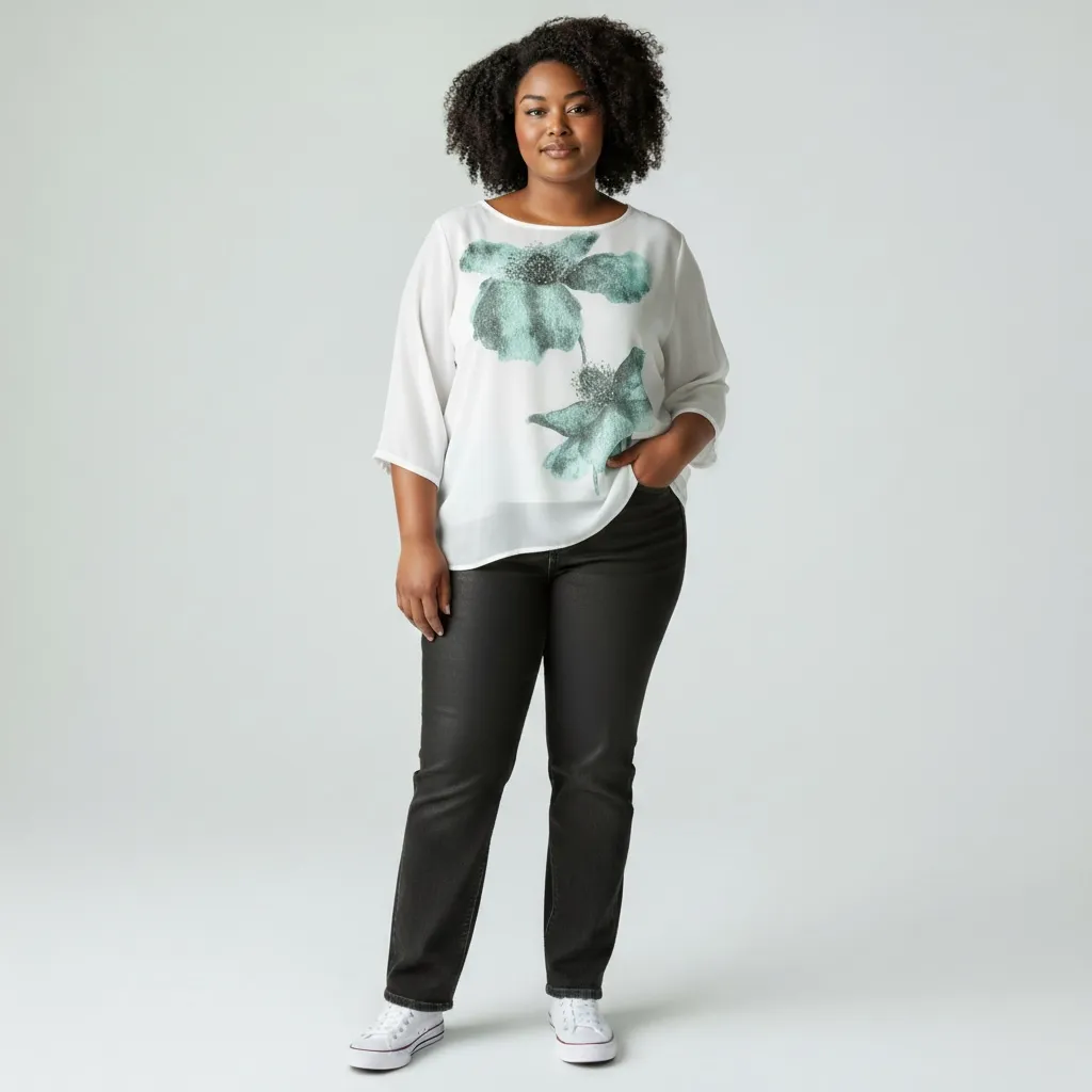 Blouse Fleurie Éline (S)