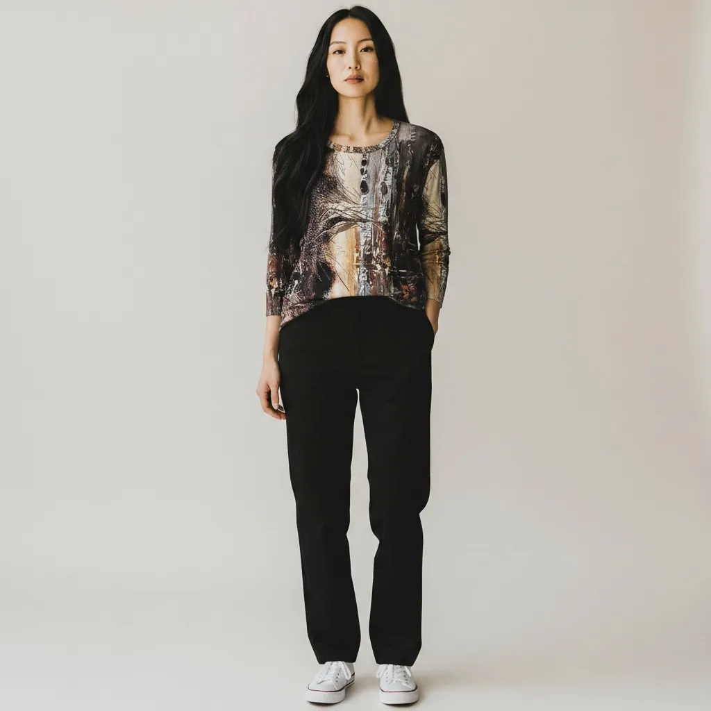 Top Abstrait Élina (XL)