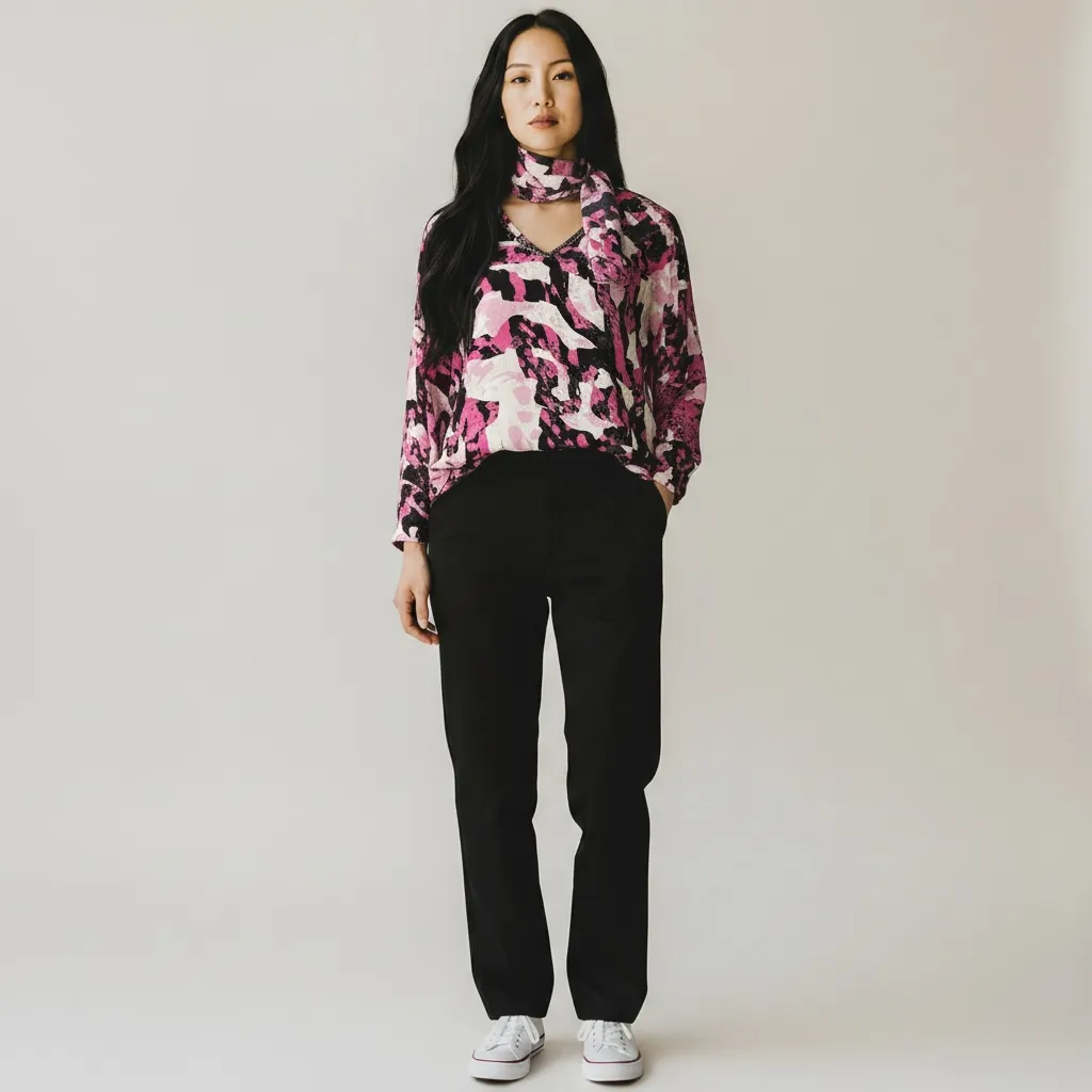 Top Imprimé Rose Lyla (S)