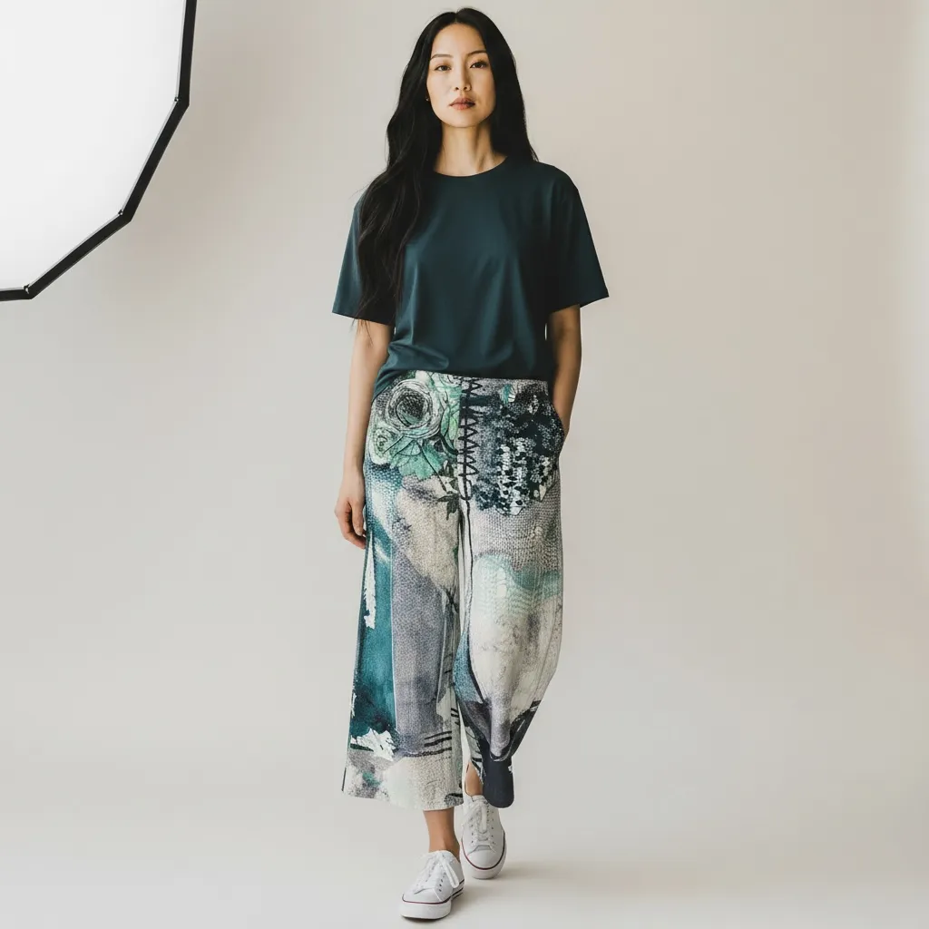 Jupe-culotte Velours Élise