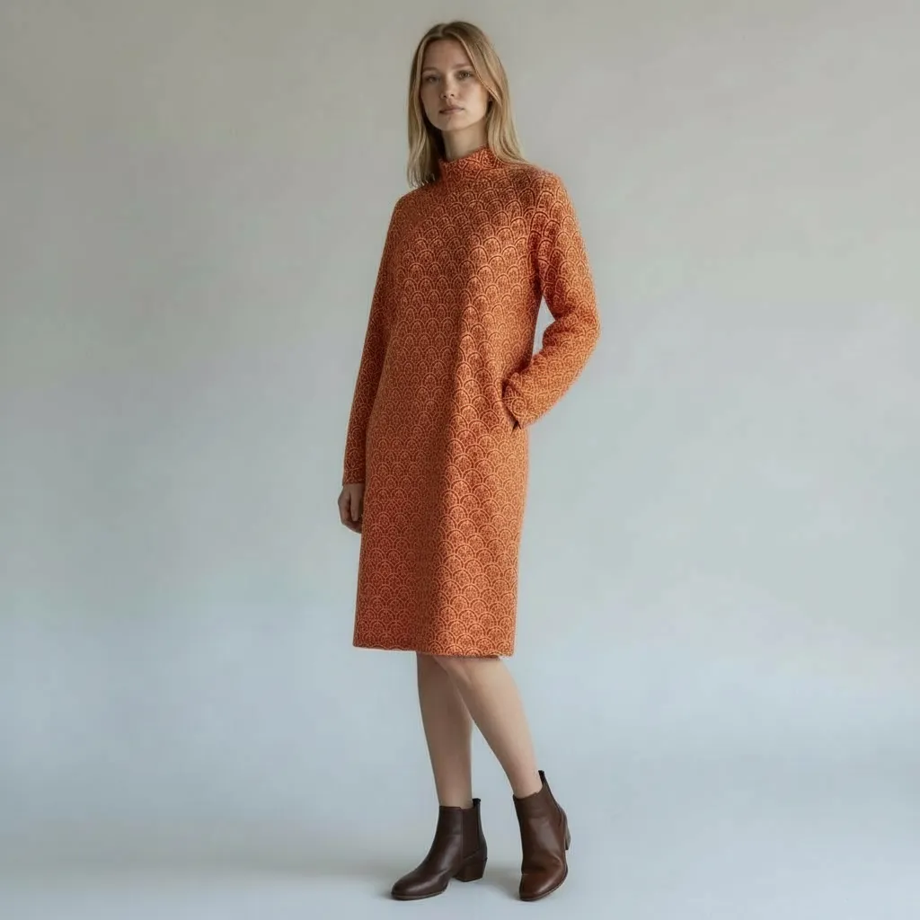 Robe Droite Graphique Inès