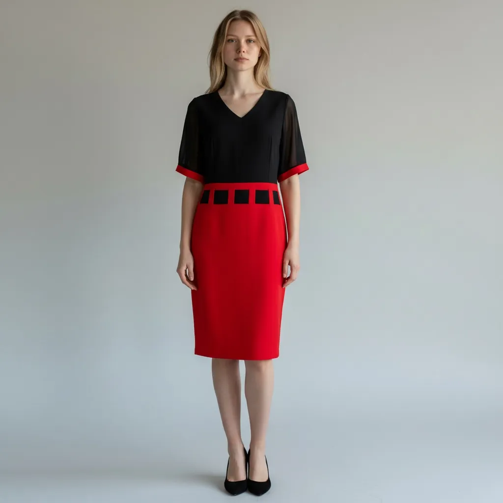 Robe Bicolore Élise