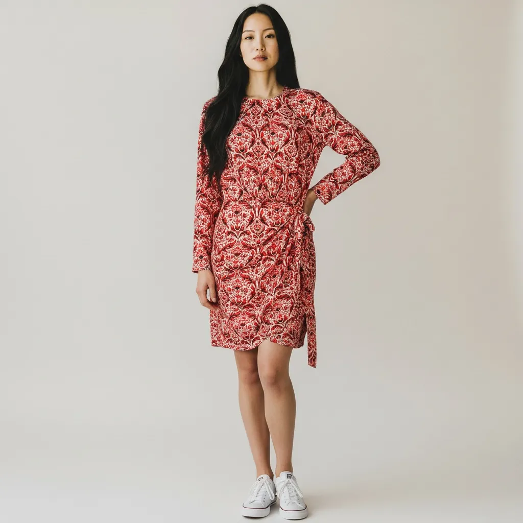 Robe Imprimée Portefeuille Rosalie