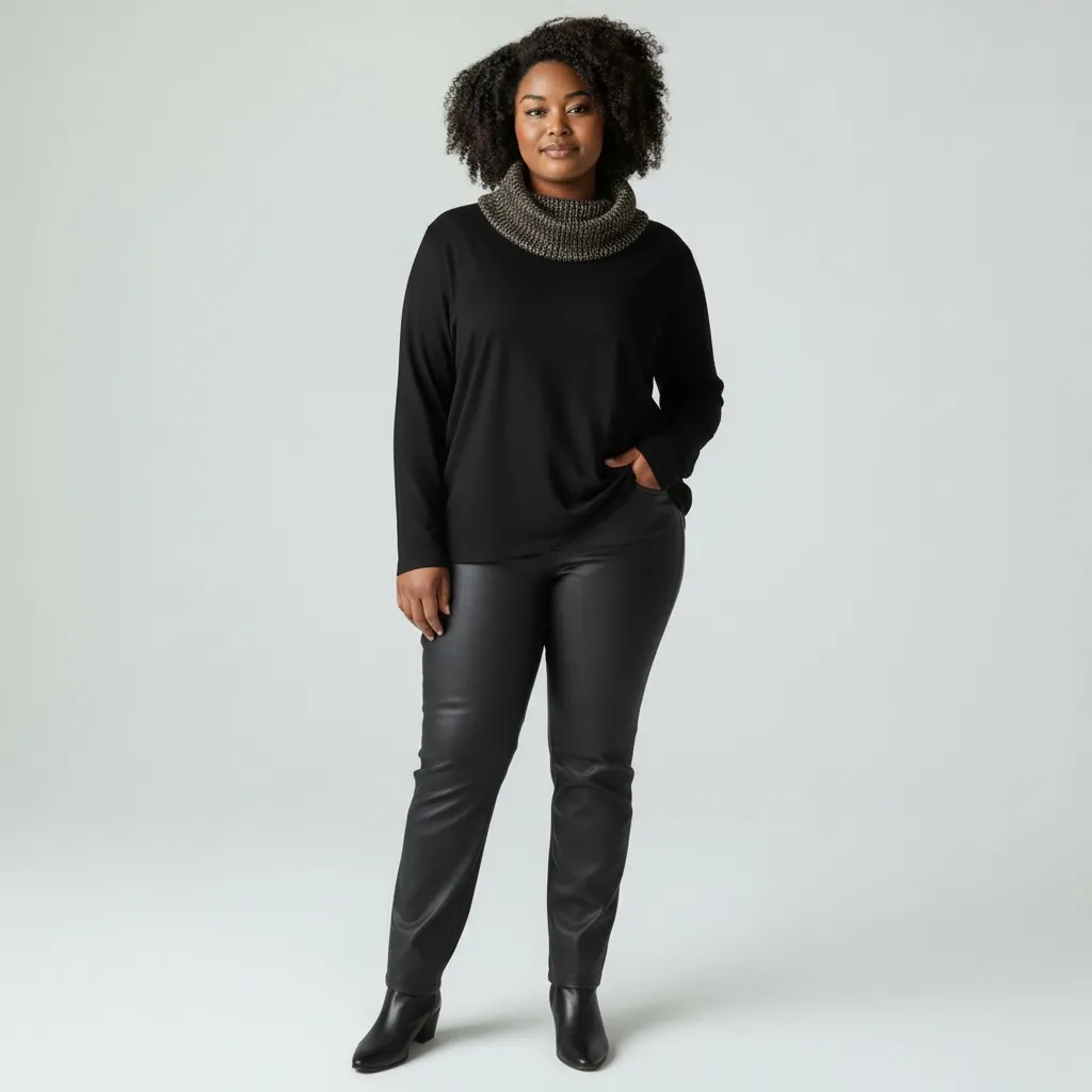 Pull Col Roulé Amalya (46/48)