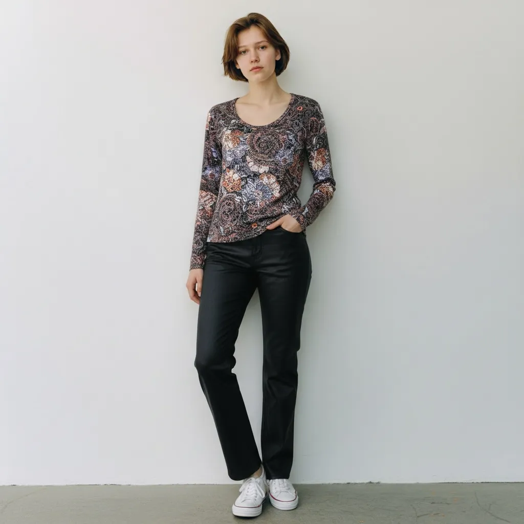 Top Imprimé Arabesques Mia